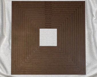 Square Stained Glass Layout Frame, Stained Glass Jig, Stained Glass Layout Form, Stained Glass Supplies