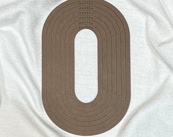 Original Oblong Stained Glass Layout Frame, Pill Shape Stained Glass Jig, Stained Glass Form, Stained Glass Pattern, Stained Glass Supply