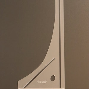 18 inch Straight Line Glass Cutting Tool, Stained Glass Cutting Aid, Stained Glass Pattern Jig, Stained Glass Supply