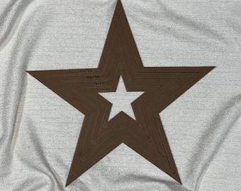 Star Shaped Stained Glass Layout Frame, Stained Glass Layout Form, Stained Glass Jig, Stained Glass Supply