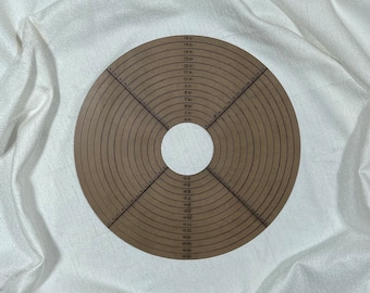 Circle Stained Glass Layout Frame, Round Stained Glass Form, Stained Glass Jig, Glass Pattern, Stained Glass Supply