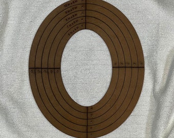 Oval Stained Glass Layout Frame, Stained Glass Jig, Stained Glass Form, Stained Glass Pattern, Stained Glass Supply