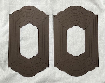 Double Arch Stained Glass Layout Frame, Window Stained Glass Jig, Stained Glass Form, Stained Glass Pattern, Stained Glass Supply