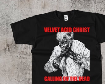 T-shirt Christ en velours acide