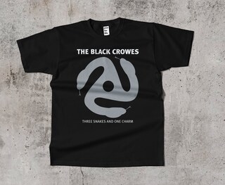 The Black Crowes Maglietta Uomo Girocollo Grigia - 100% Cotone Morbido, Regular Fit, Fatta In Europa