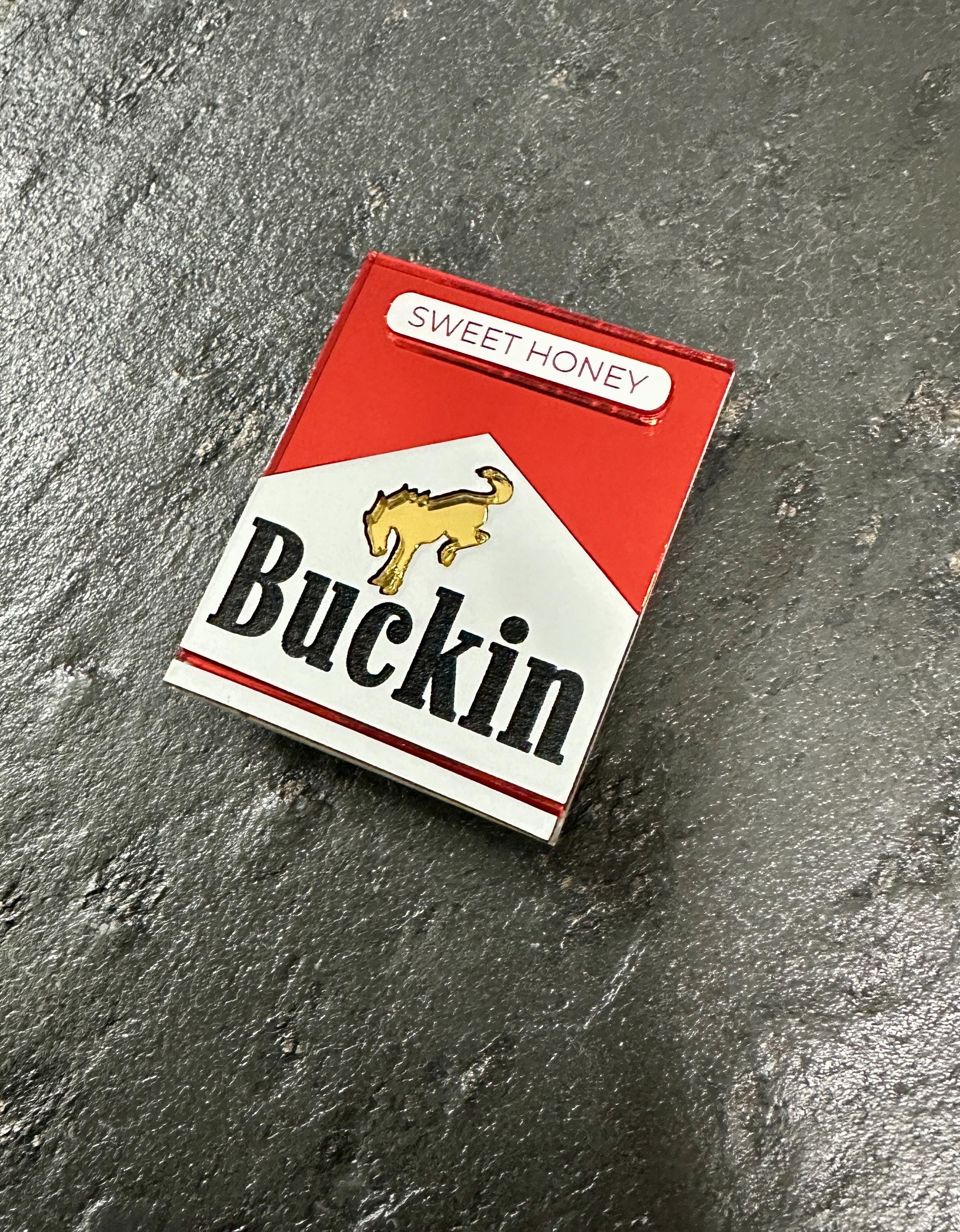 BUCKIN Marlboro Pack Cowboy Pin| Beyoncé Pin| Cowboy Pin| Concert Accessories| Beyoncé Accessories| Fan Pins| Beyoncé Magnets| Cowboy Carter