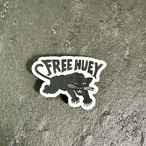 FREE HUEY - Pin