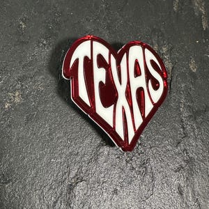 TEXAS Herz Pin
