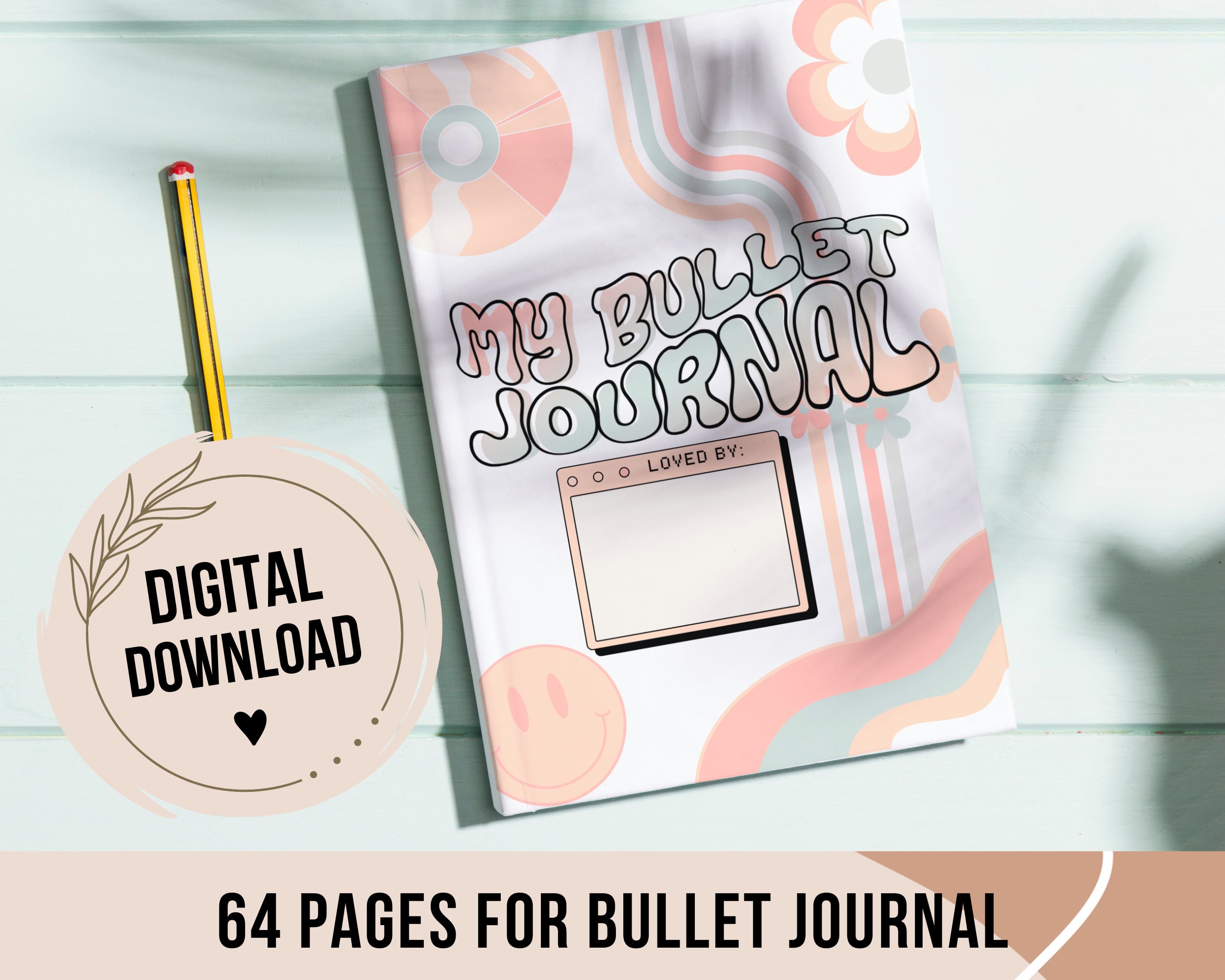Food Bullet Journal PLR Bundle 31 Bullet Journal Style Food Journal  Templates
