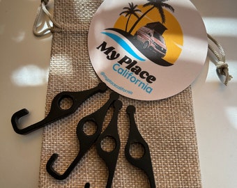 Awning Aluminium Hooks for you VW. Compatible with Thule  Omnistor Awning.vwt5-vwt7
