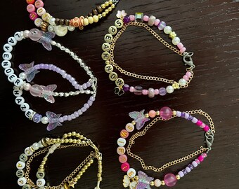 TS eras Double Stranded Friendship Bracelet