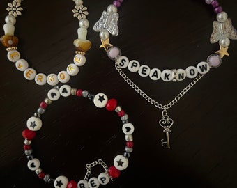 T. S. friendship bracelets Beaded