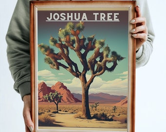 PRINTABLE Joshua Tree Wall art, national mall, Travel Poster, DIGITAL DOWNLOAD, Travel America, Instant art, haute définition, 300+ pi