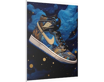 AIR JORDAN ART, Jordan Shoe Hype Sneaker, Canvas Print Air Jordan Sneaker Wall Art, Gift For Boyfriend, Hypebeast wall art, Jordan Shoe art