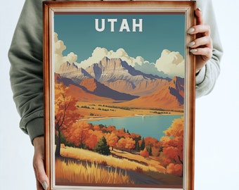 PRINTABLE Utah, travel, Travel Poster, DIGITAL DOWNLOAD, Travel America, Instant art, high definition, 300+ pi