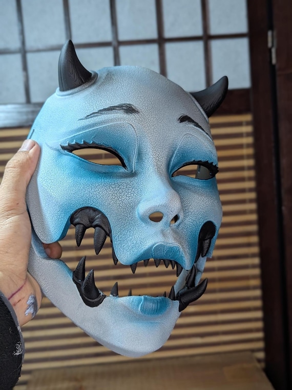Kuchisake Onna Mask, Articulated Japanese Horror Yokai Mask
