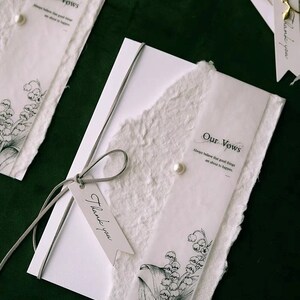 Romantische Gelübde - Minimalistische handgemachte Kartengeschenke für Paare