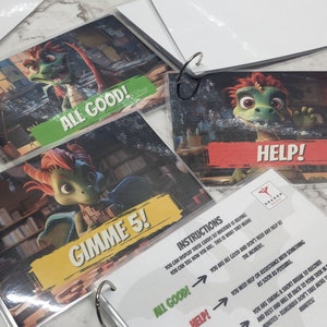 Tarjetas de Comunicación No Verbal - Mindfulness / TEA Autismo TDAH Aspergers / Bienestar, Salud Mental