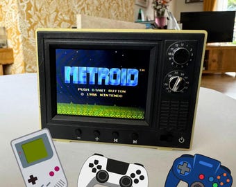Mini tela / TV retrô e reprodutor de vídeo - Coleção Metroid