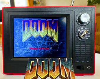 Mini Screen / Retro TV & Video Player - Doom Collection