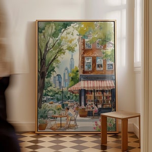 Impresión de la ciudad de Nueva York, decoración de pared de Nueva York, arte de pared de Nueva York, monumentos de la ciudad de Nueva York, impresiones de viajes de Nueva York, póster de Nueva York, arte de Central Park, regalo de Nueva York