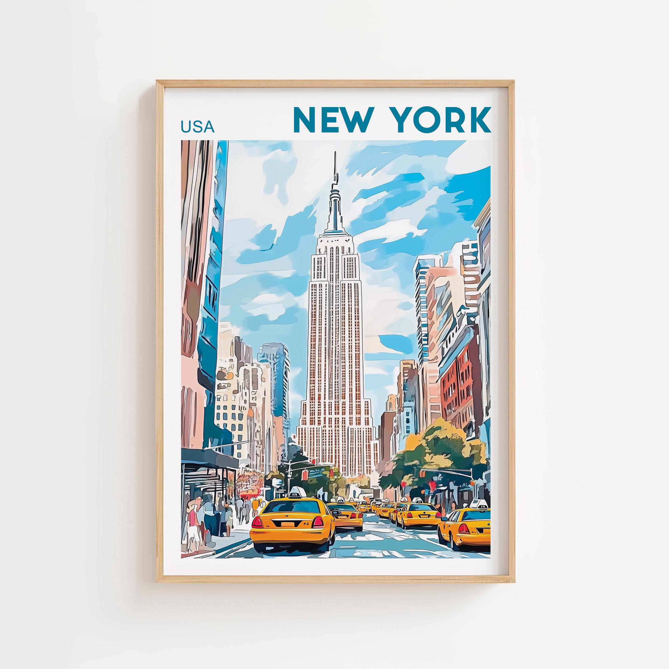 New york taxi art - Etsy 日本