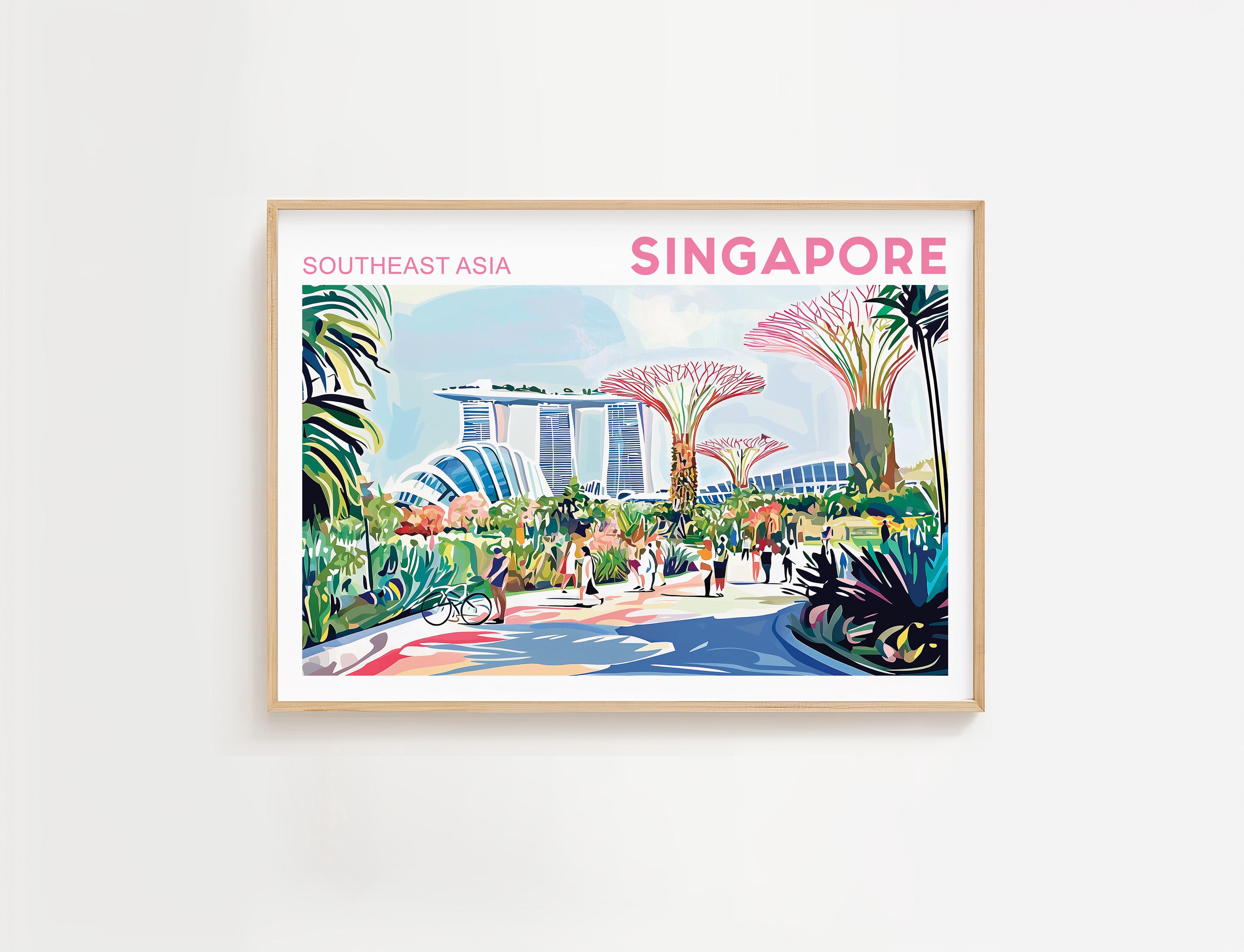 Singapore poster - Etsy 日本