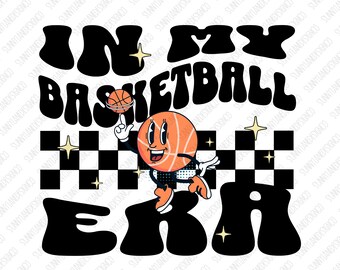 En mi era de mamá de baloncesto PNG, camiseta de mamá de baloncesto png, amante del baloncesto png, baloncesto divertido png, camiseta de baloncesto png