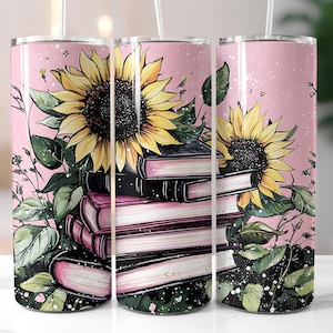 Book Lover Tumbler Wrap, Books PNG, Tumbler Wrap For Reader, Library Gifts 20oz Tumbler Sublimation Design, Tumbler PNG File, BookTok