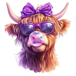 Highland Cow PNG, Western Desert PNG Sublimations, Western Sublimations, Designs Downloads, Shirt Design, Sublimation Download