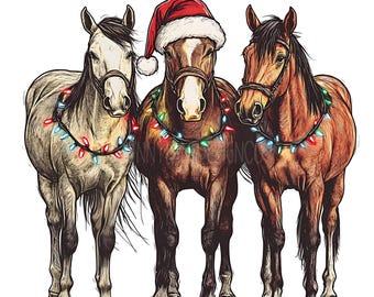 Christmas Horse Western Desert, PNG Sublimations, Western Sublimations, Designs Downloads, Shirt Design, Sublimation Download