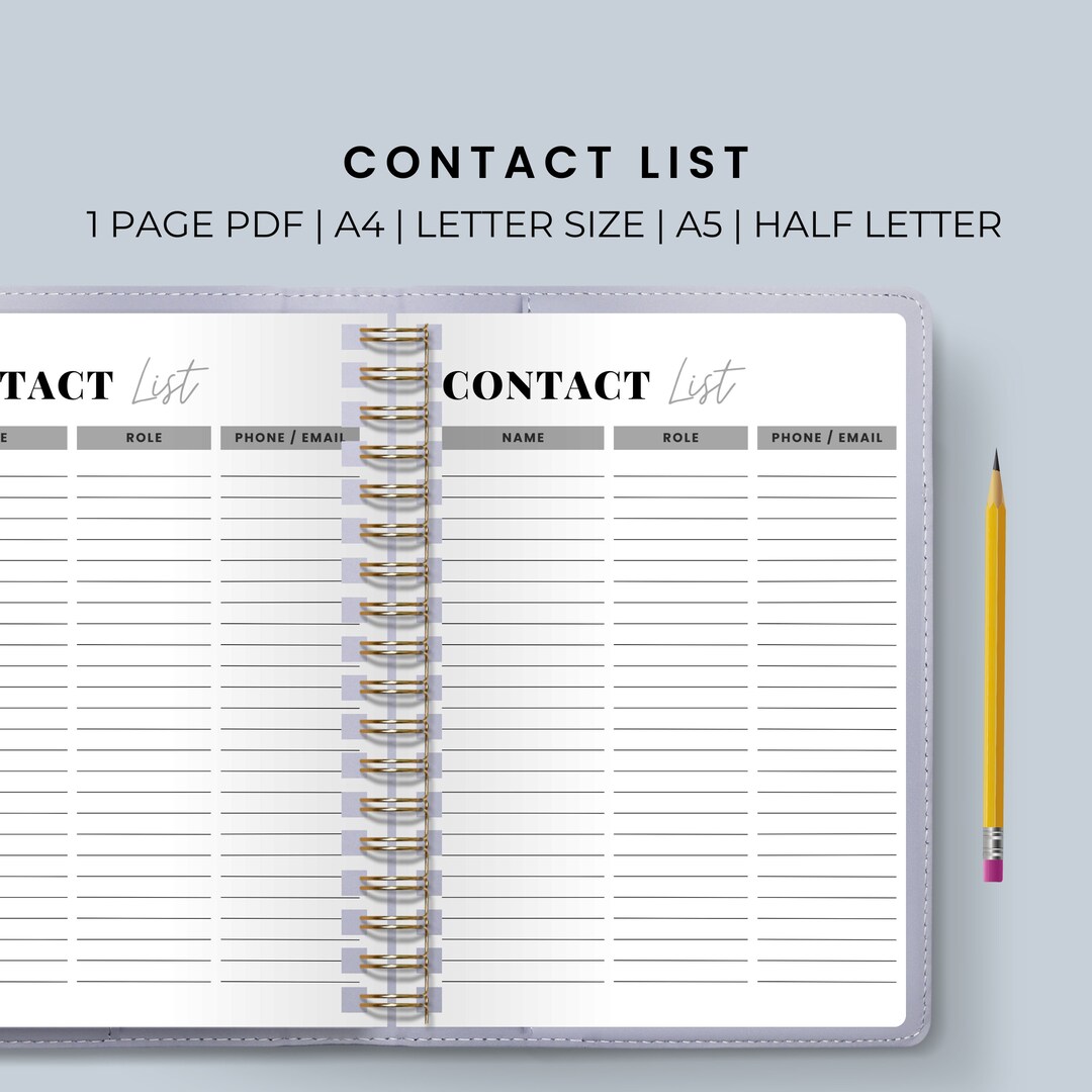 printable-contact-list-digital-contact-log-work-contact-etsy