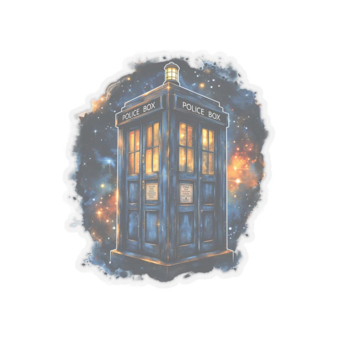 Timeless Traveler: TARDIS Die-cut Sticker - Doctor Who Inspired Decal ...