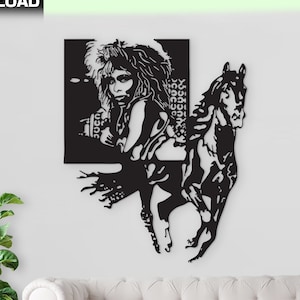 SVG digital file  Tina Turner, Simply the best, Wall art PNG  ai, eps, pdf, stl Vector File for laser cutting and plasma cutting dxf, dwg