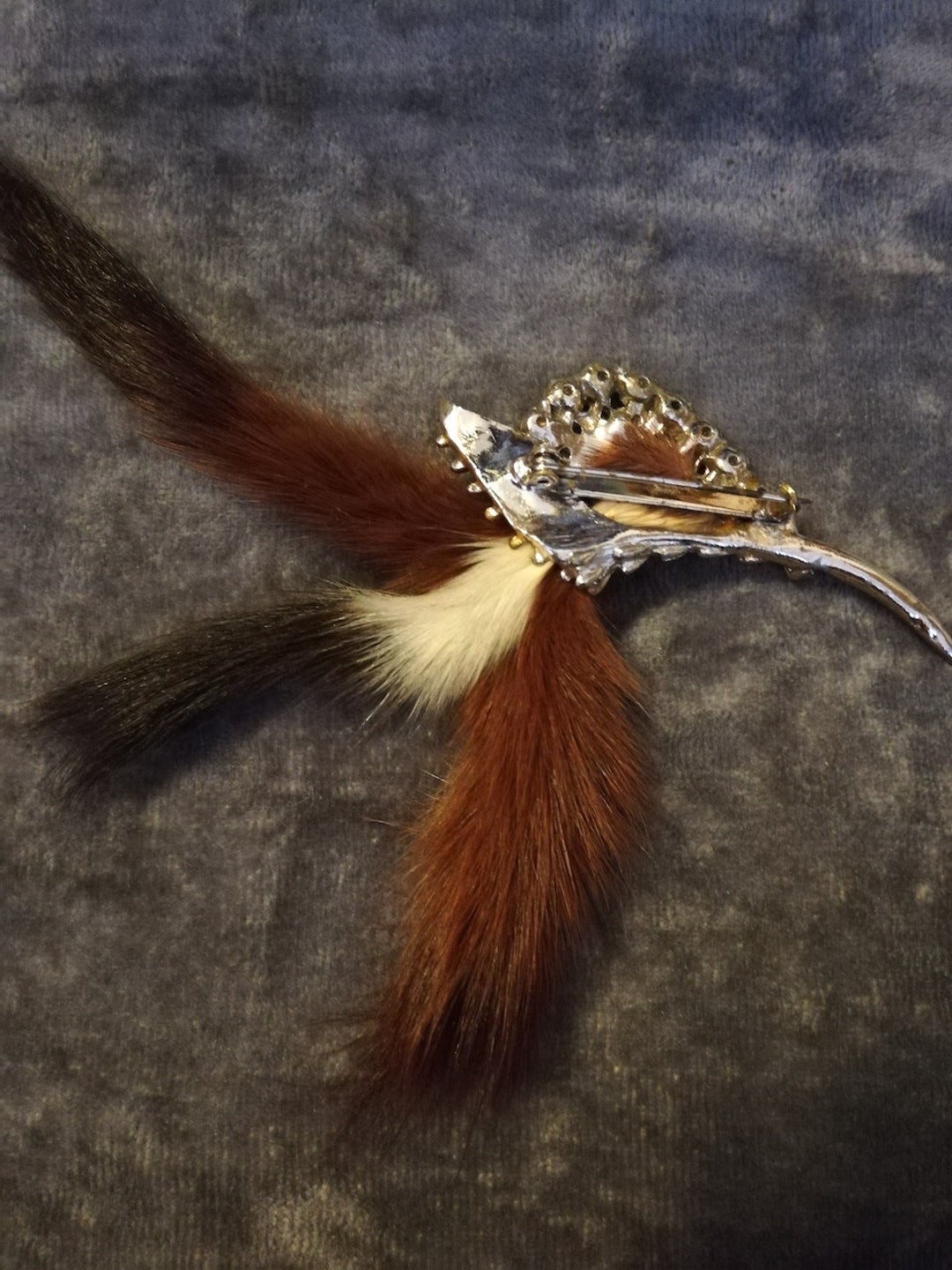 Vintage Brooch Bird With Feathers - Etsy display picture 1