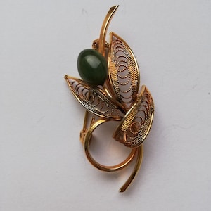 Vintage Brooch USSR Era Svoboda Art