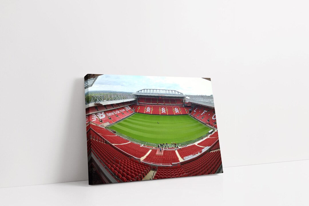Liverpool Wall Art Anfield Road Canvas Football Stadium Etsy