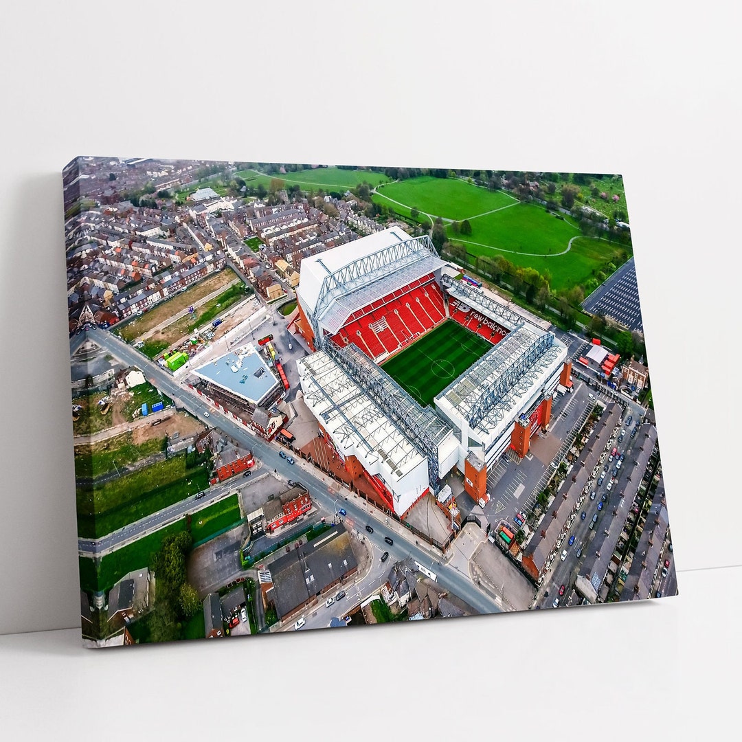 Anfield Road Stadium Poster Anfield Road Print Canvas Framed Poster
