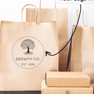 Custom Self-Inking Logo Stamp - The EASIEST Stamp - Best Selling Stamp - Personalized Stamp - High-Quality - Custom Logo Stamp