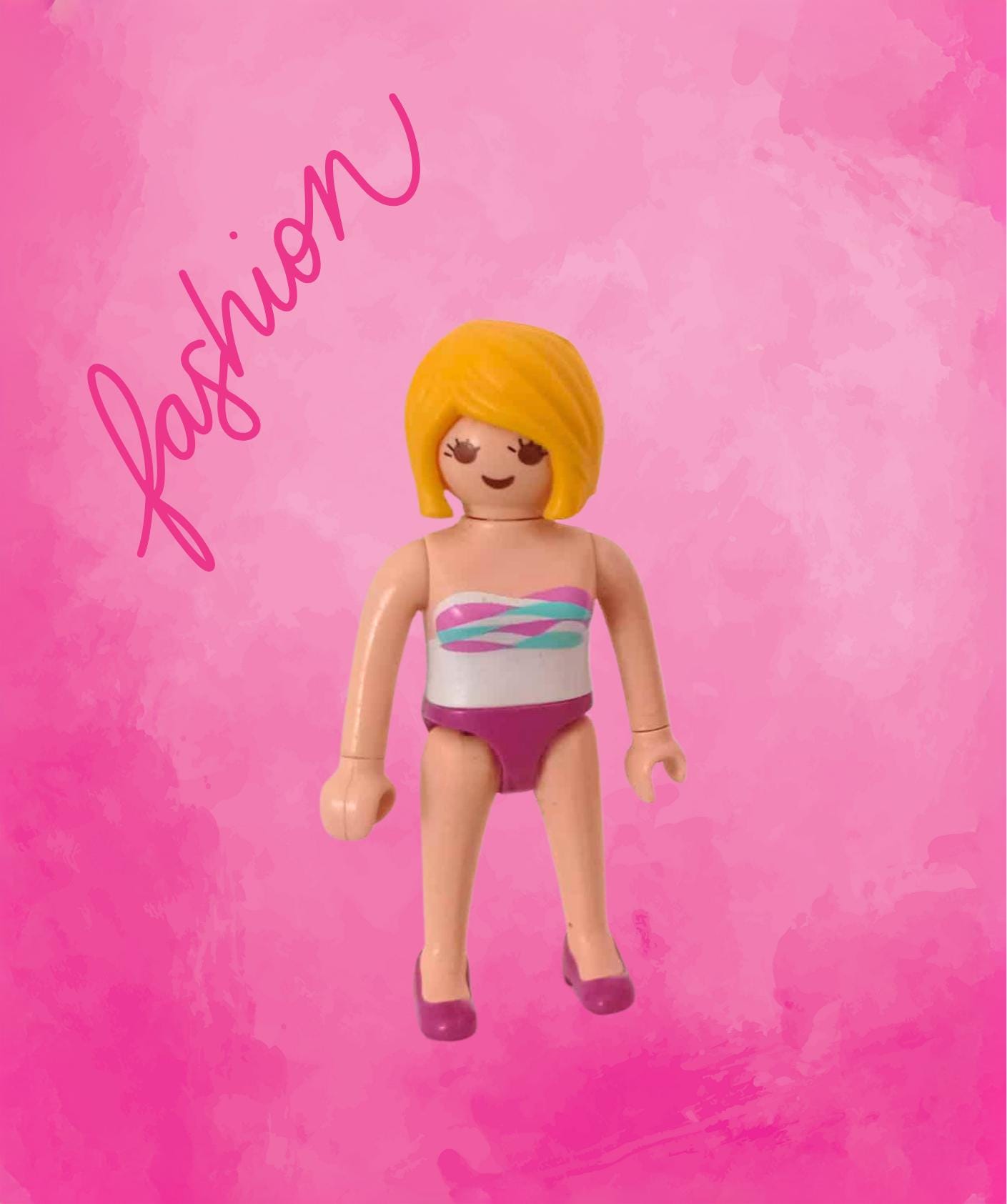 Personnage Playmobil Enfant Aux Cheveux Blonds, Catégorie 1, Référence 29 - Occasion TB