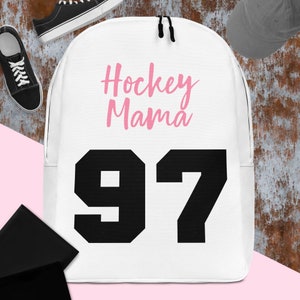 Custom Hockey Mama Backpack, Personalized Hockey Mom Bag