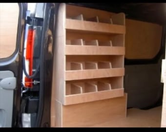 Renault Traffic van racking shelving