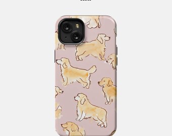 iPhone 15+ - Golden Retriever Handyhülle - Niedlich, robust und anpassbar - das perfekte Geschenk für Hundeliebhaber