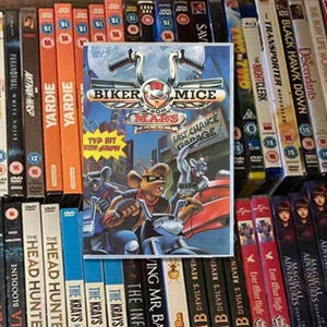 Biker Mice From Mars 1993 i 2006 Kompletna seria animowanych kreskówek RZADKI rocznik