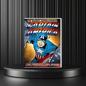 Captain America 1966 Serie Completa Cartone Animato RARO Vintage