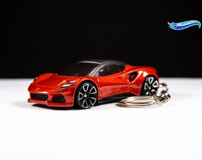 Lotus Emira Keychain, Hotwheels Diecast Collectible Gift Car, Lotus Car