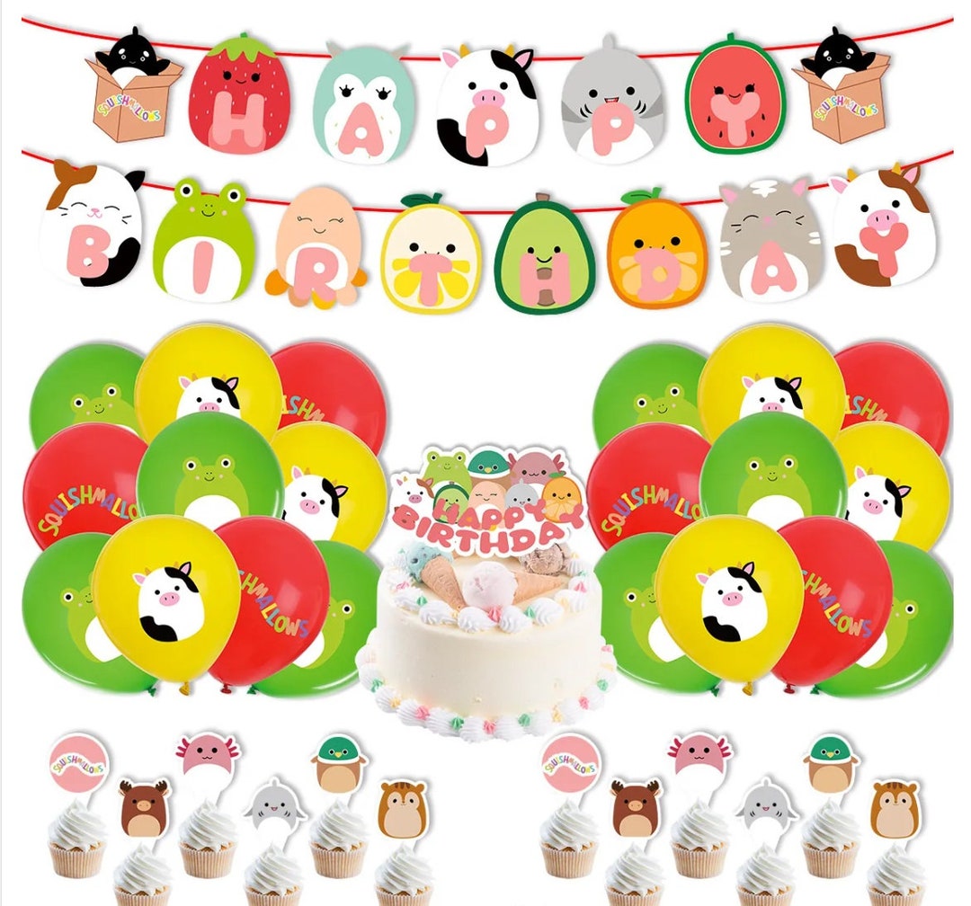 Squishmallow Party Decorations Etsy