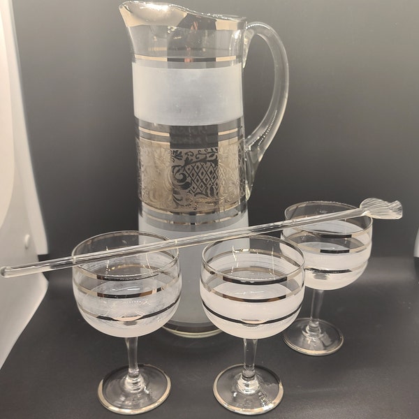 Martini Pitcher Etsy