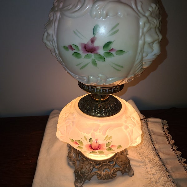 Vintage Pink Parlor Lamp - Gone with the Wind