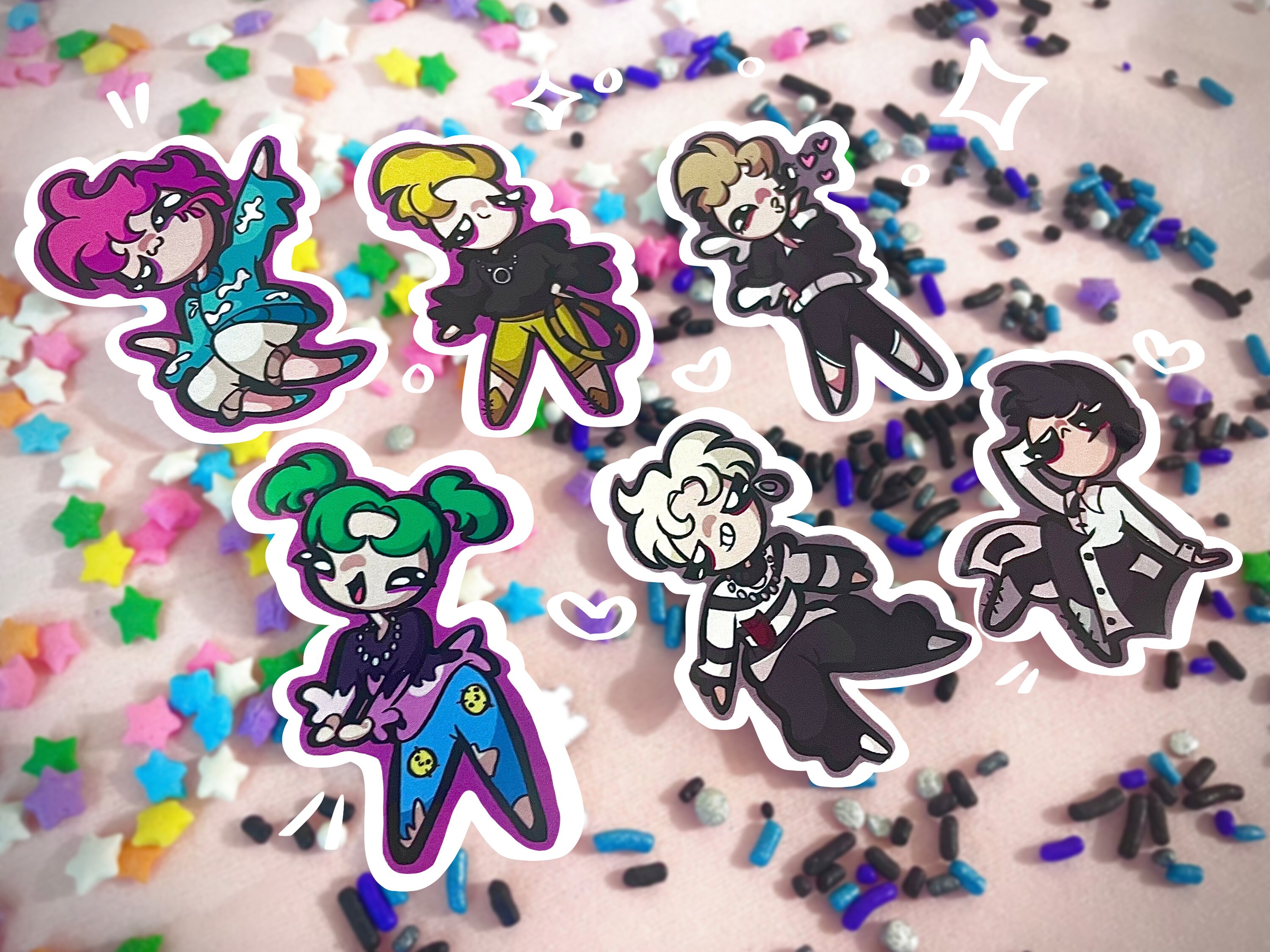 Set It off Sticker Pack - Punching Bag and Elsewhere Outfits - Vinyl ...